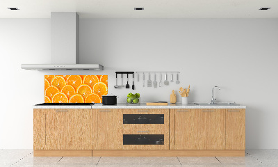 Cooker splashback Slices of orange