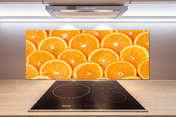 Cooker splashback Slices of orange