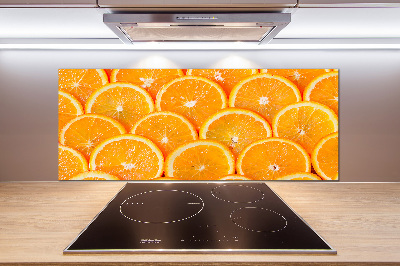 Cooker splashback Slices of orange