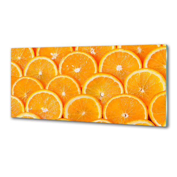 Cooker splashback Slices of orange