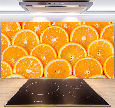 Cooker splashback Slices of orange