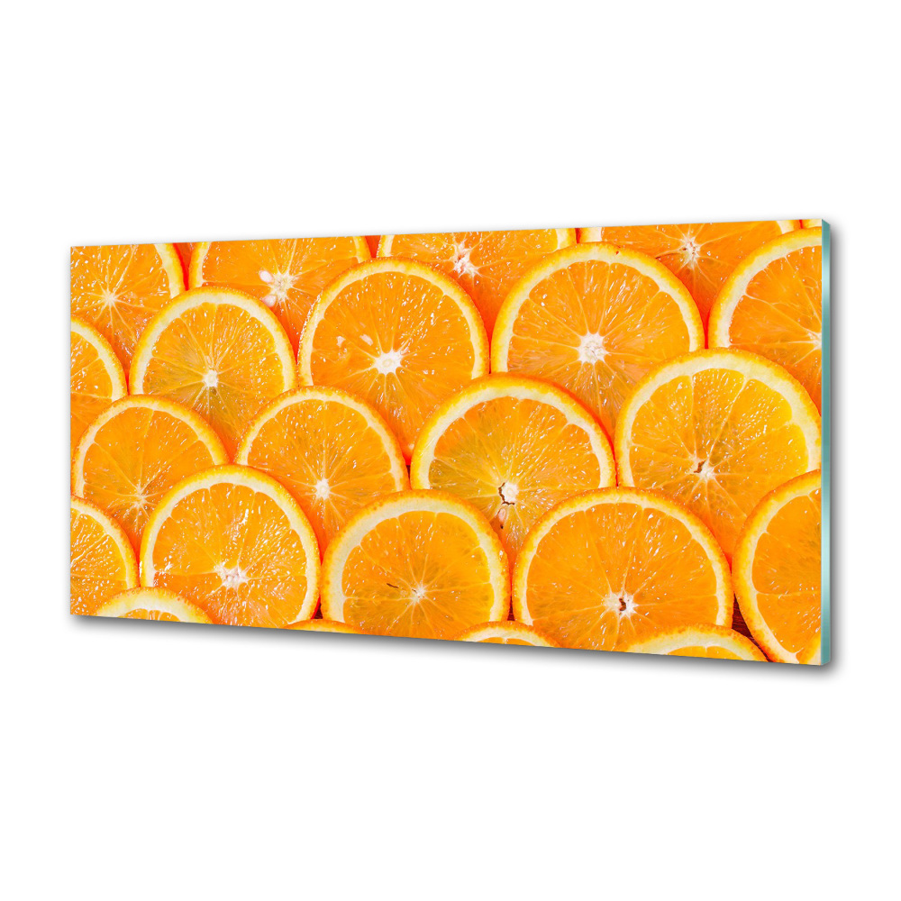 Cooker splashback Slices of orange