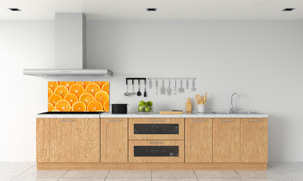 Cooker splashback Slices of orange