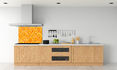 Cooker splashback Slices of orange