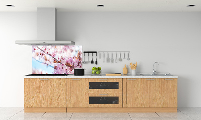 Kitchen wall panels Cherry blossoms