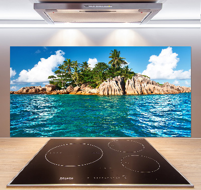 Kitchen splashback Tropical island