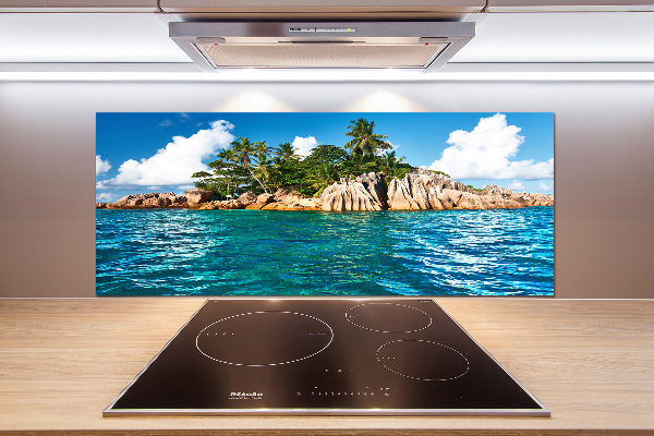 Kitchen splashback Tropical island