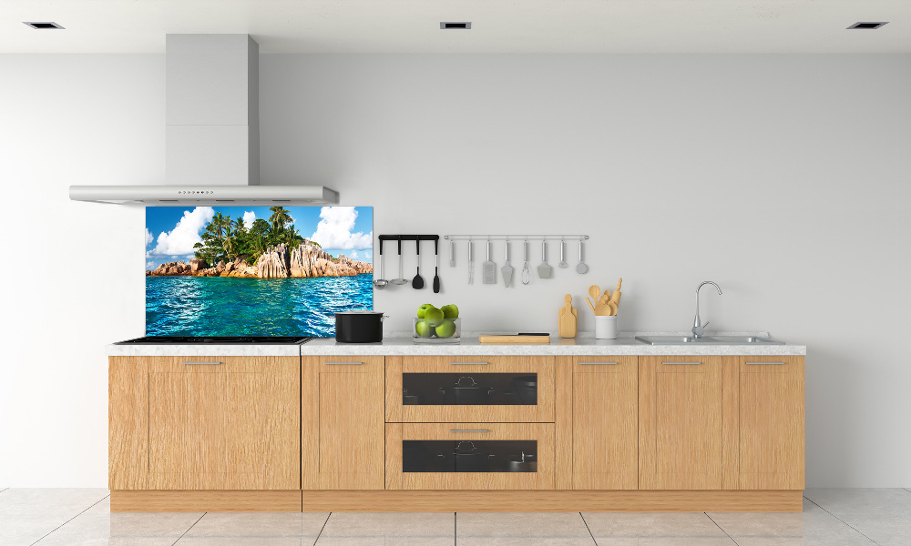 Kitchen splashback Tropical island