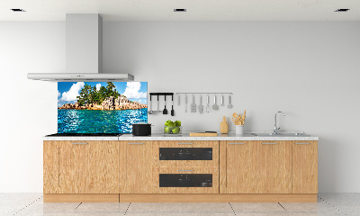 Kitchen splashback Tropical island