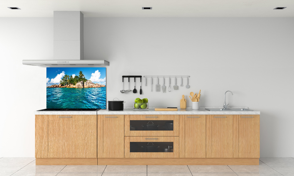 Kitchen splashback Tropical island