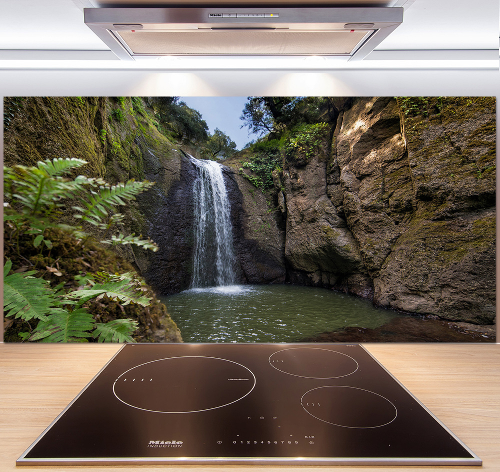 Kitchen splashback Waterfall in Sardinia