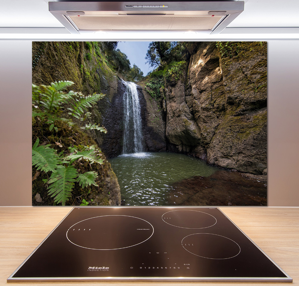 Kitchen splashback Waterfall in Sardinia