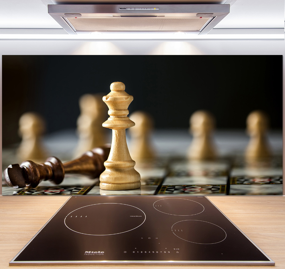 Cooker splashback Chess