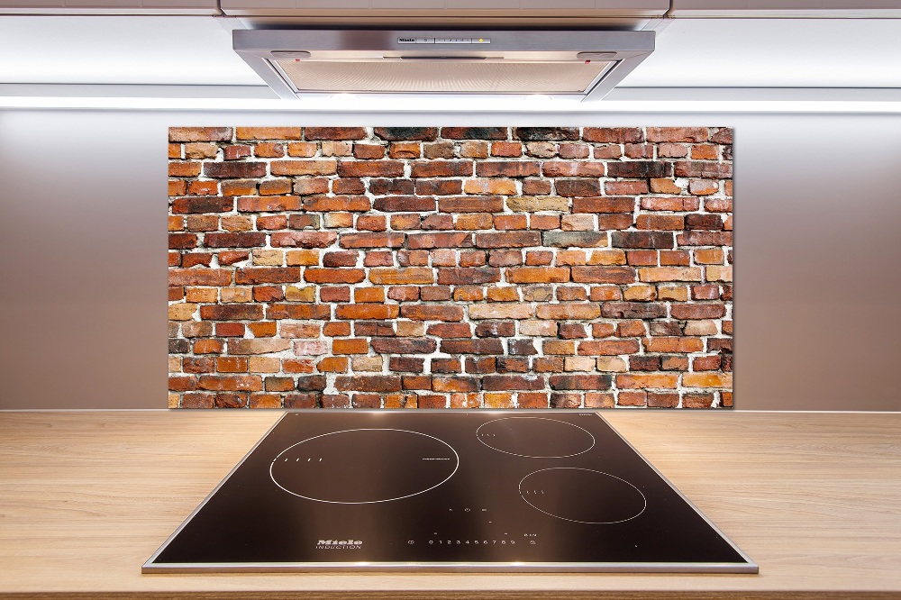 Kitchen splashback Brick wall