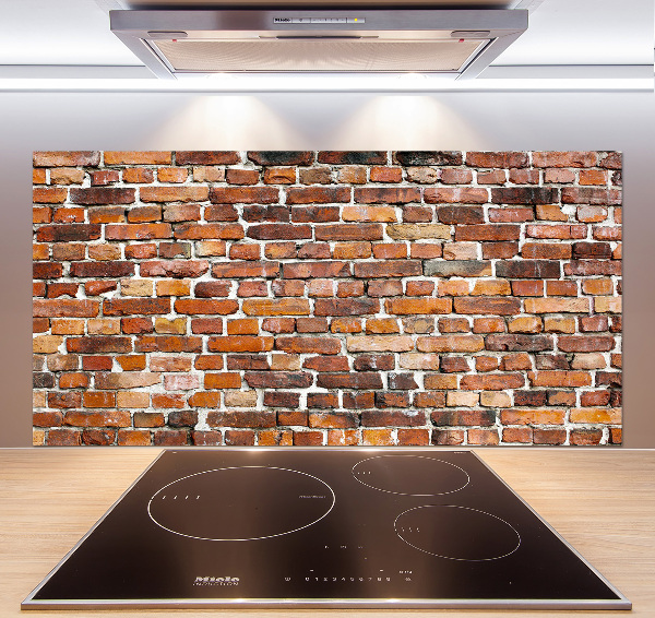 Kitchen splashback Brick wall