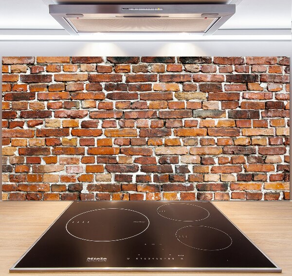 Kitchen splashback Brick wall