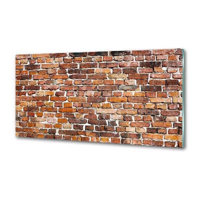 Kitchen splashback Brick wall