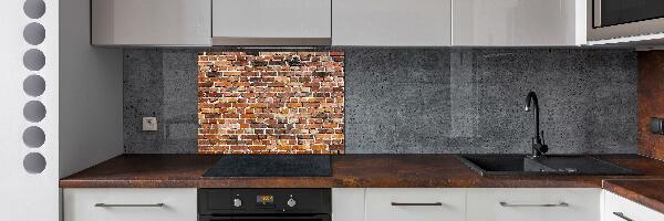 Kitchen splashback Brick wall