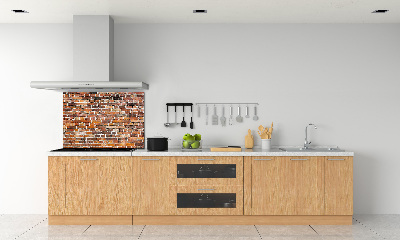 Kitchen splashback Brick wall