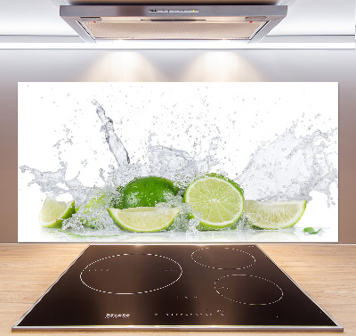 Cooker splashback Lime and water