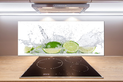 Cooker splashback Lime and water