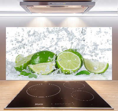 Cooker splashback Lime and water