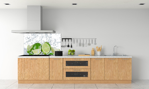 Cooker splashback Lime and water