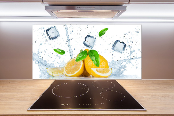 Cooker splashback Ice lemons