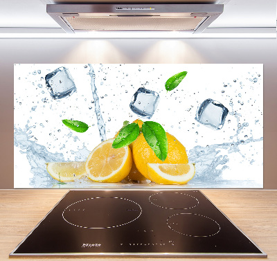 Cooker splashback Ice lemons