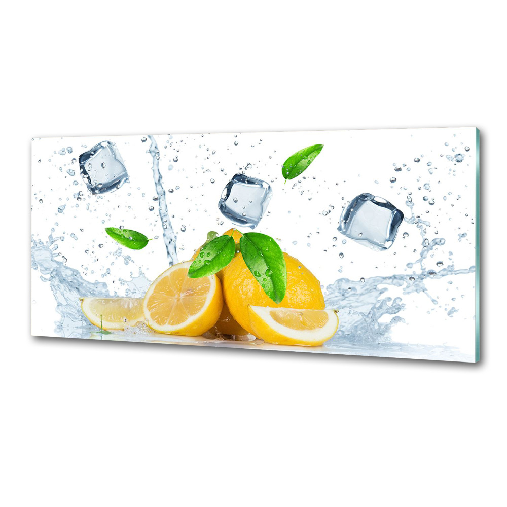 Cooker splashback Ice lemons