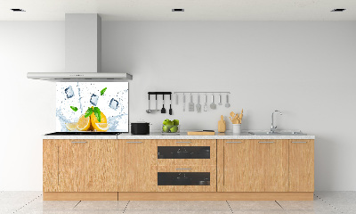 Cooker splashback Ice lemons