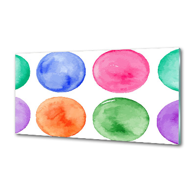 Kitchen splashback Colorful wheels