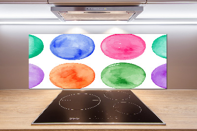 Kitchen splashback Colorful wheels