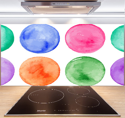 Kitchen splashback Colorful wheels