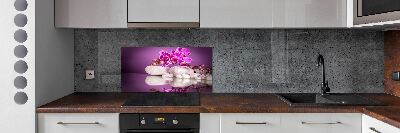 Cooker splashback Pink orchid