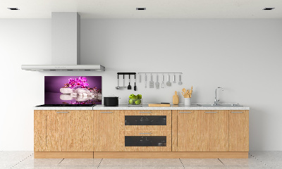 Cooker splashback Pink orchid