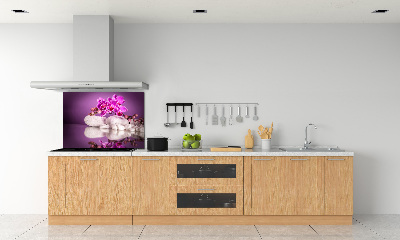 Cooker splashback Pink orchid