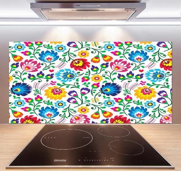 Cooker splashback Ethnic pattern