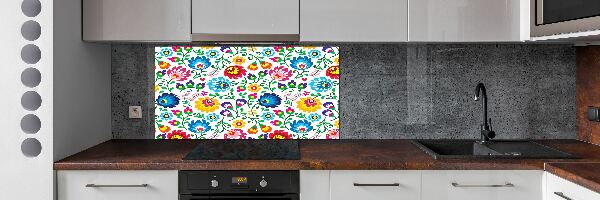 Cooker splashback Ethnic pattern