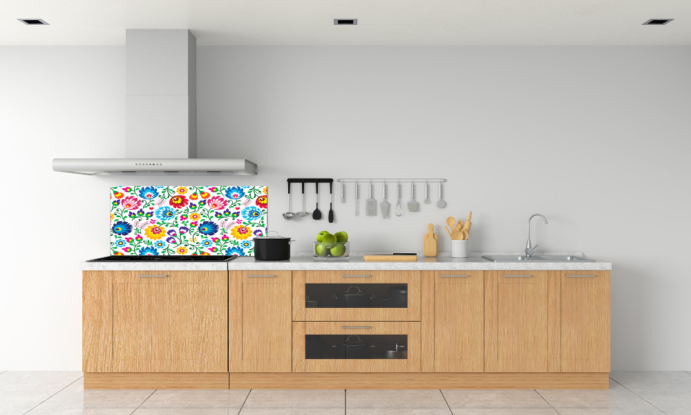 Cooker splashback Ethnic pattern