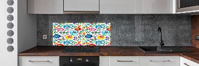 Cooker splashback Ethnic pattern