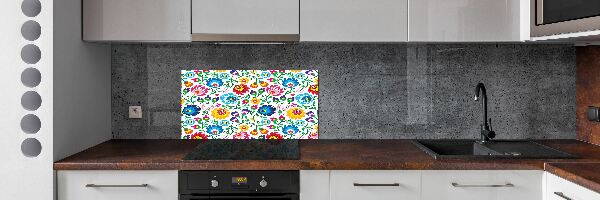 Cooker splashback Ethnic pattern