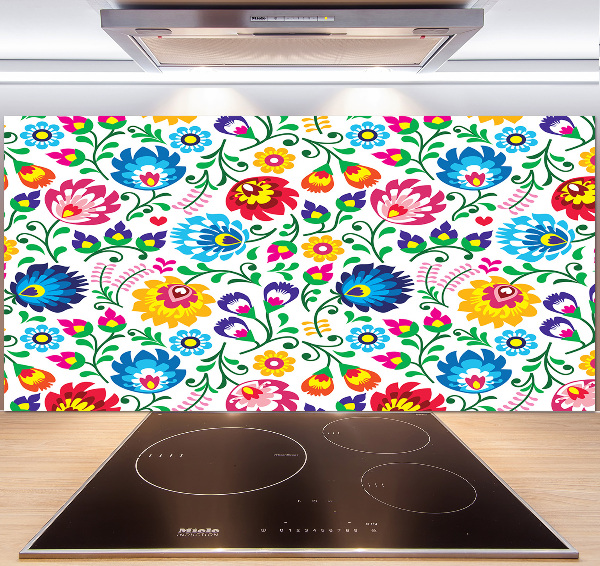 Cooker splashback Ethnic pattern