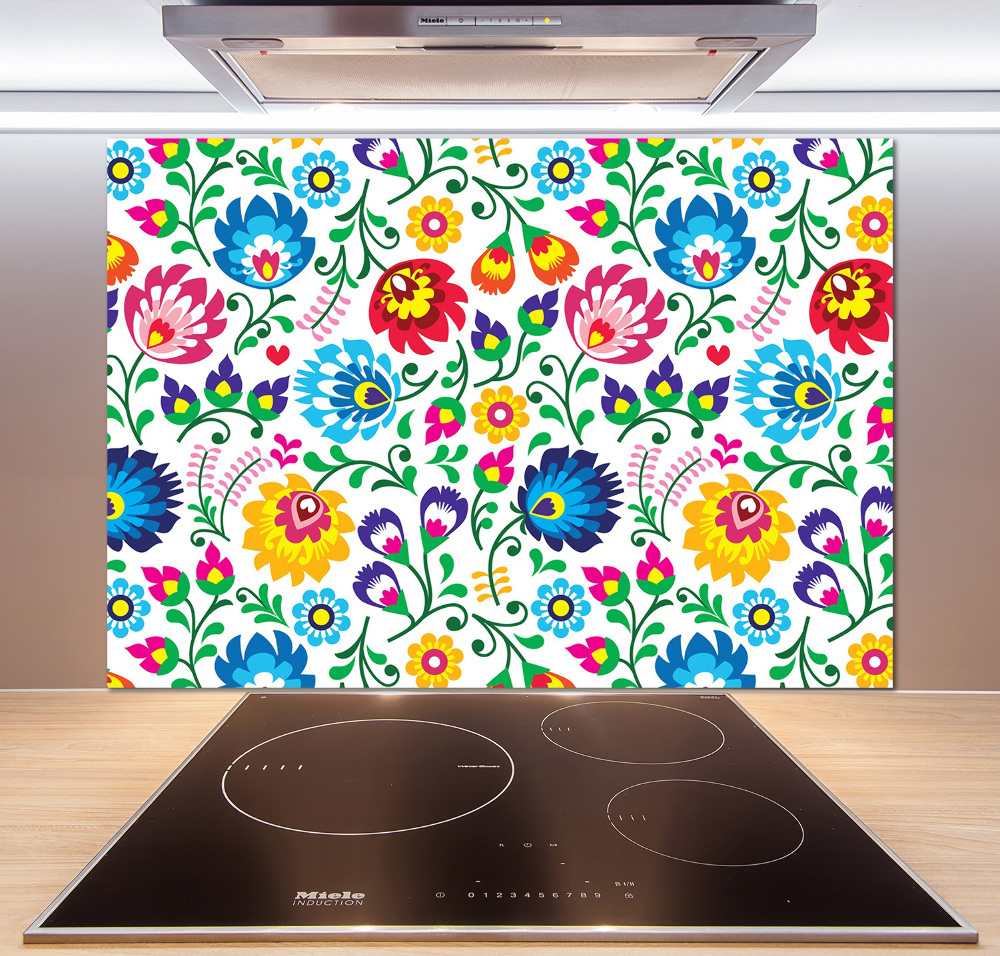 Cooker splashback Ethnic pattern