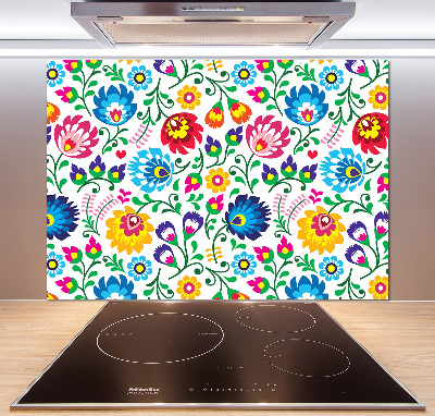 Cooker splashback Ethnic pattern