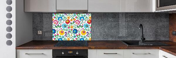 Cooker splashback Ethnic pattern