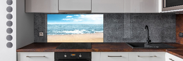 Kitchen splashback Beach