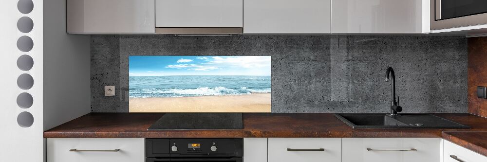 Kitchen splashback Beach