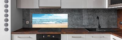 Kitchen splashback Beach