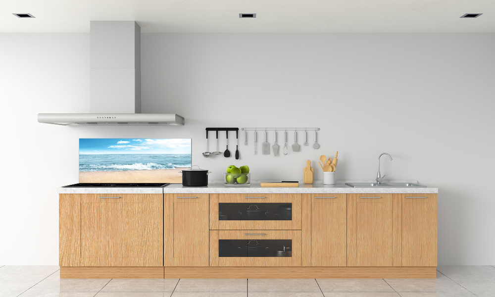 Kitchen splashback Beach